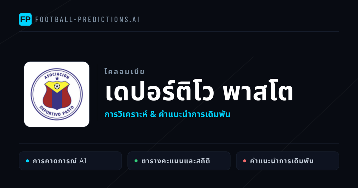 เดปอร์ติโว พาสโต การวิเคราะห์และสถิติ