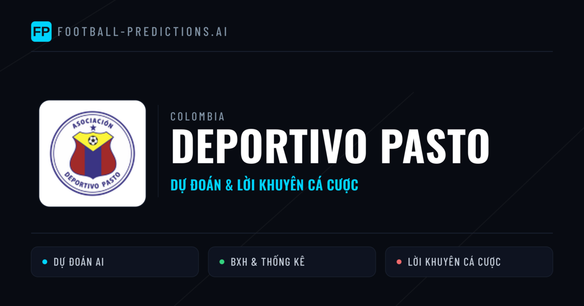 Deportivo Pasto Dự đoán & Thống kê