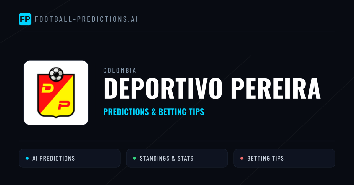 Deportivo Pereira Predictions & Stats