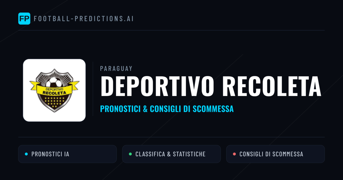 Pronostici e Statistiche Deportivo Recoleta