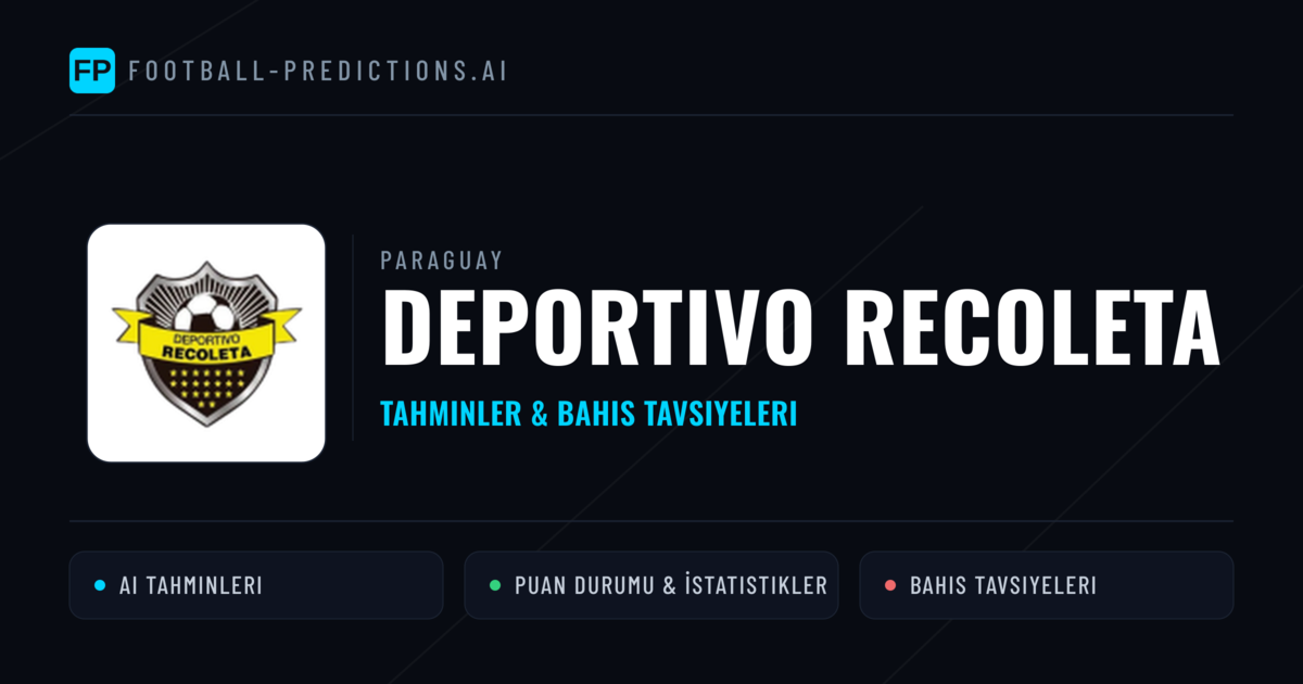 Deportivo Recoleta Tahminleri & İstatistikler