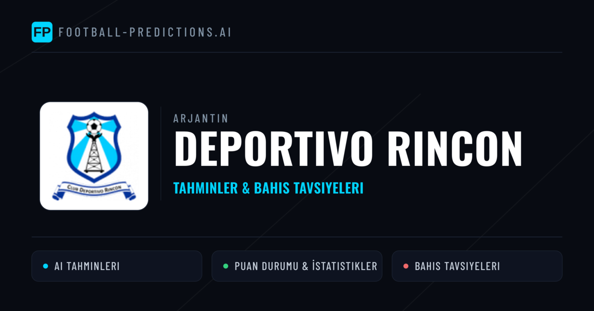 Deportivo Rincon Tahminleri & İstatistikler