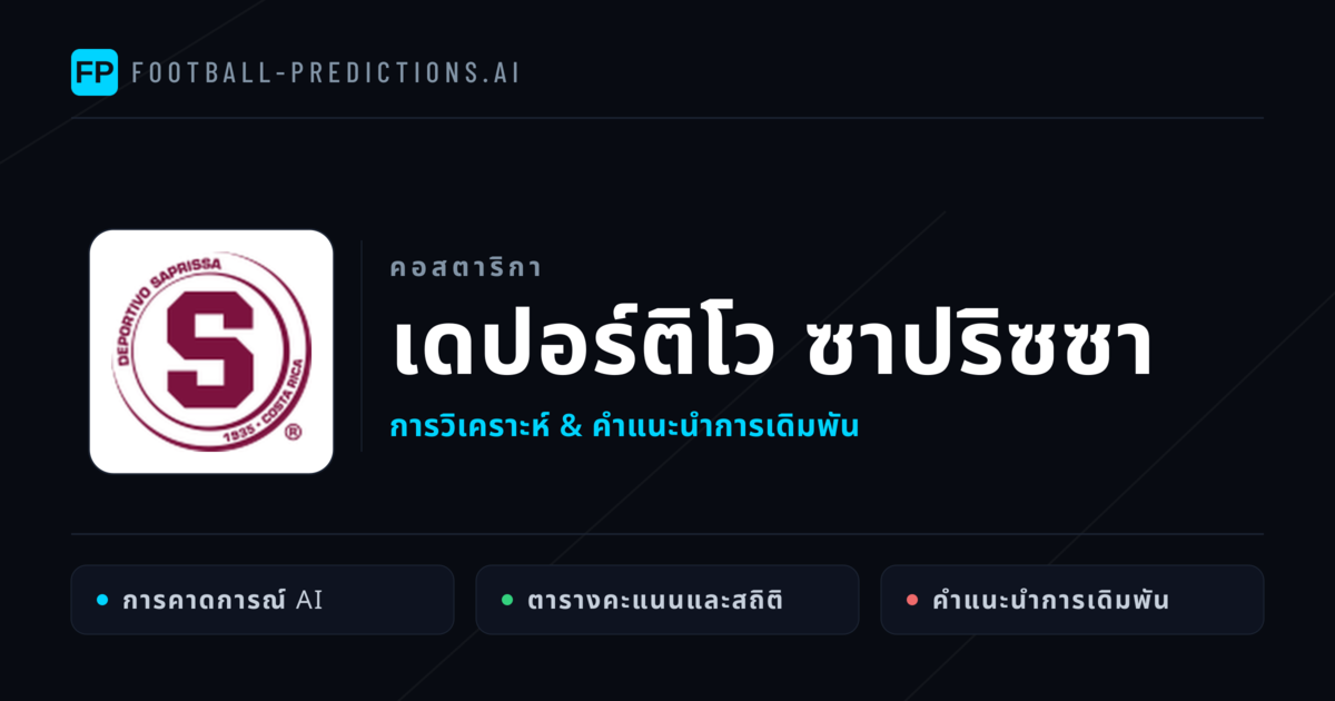 เดปอร์ติโว ซาปริซซา การวิเคราะห์และสถิติ