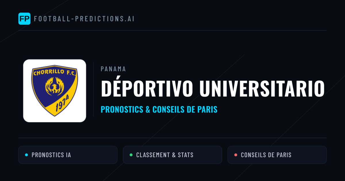 Déportivo Universitario Pronostics & Statistiques