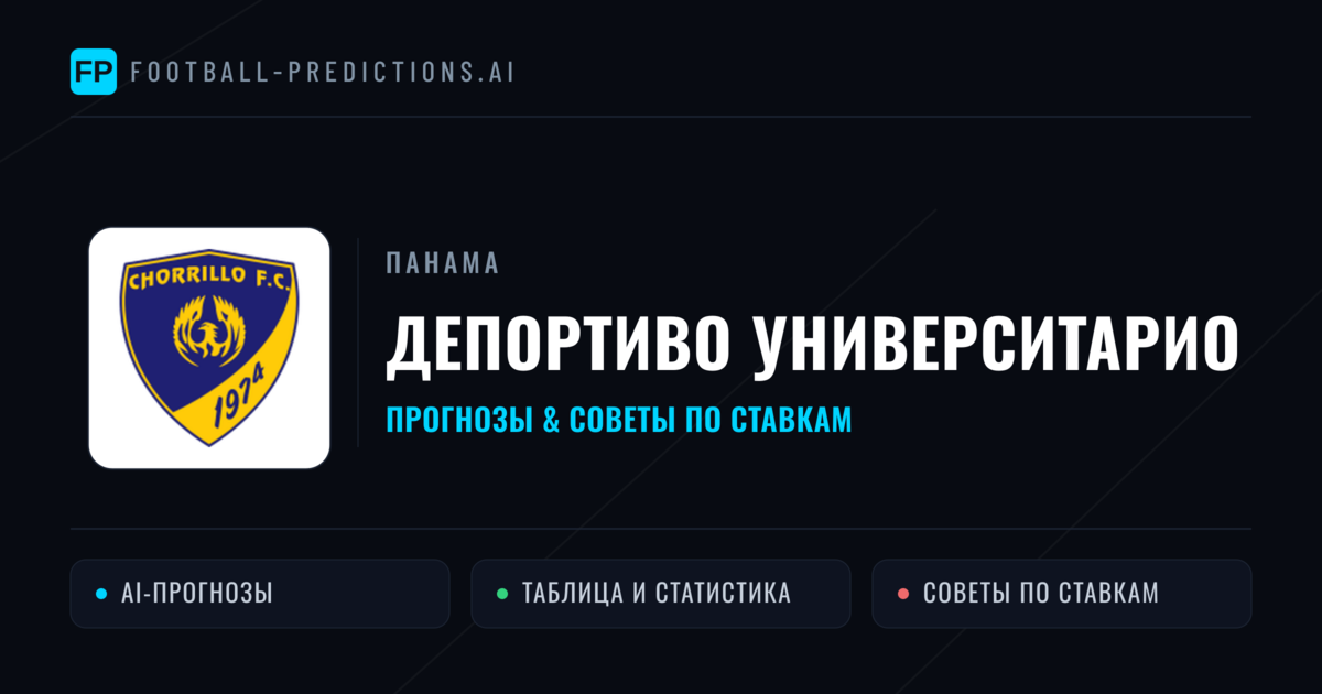 Депортиво Университарио прогнозы и статистика