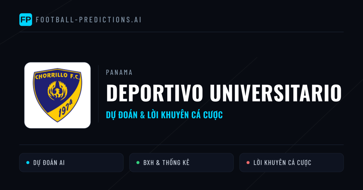 Deportivo Universitario Dự đoán & Thống kê