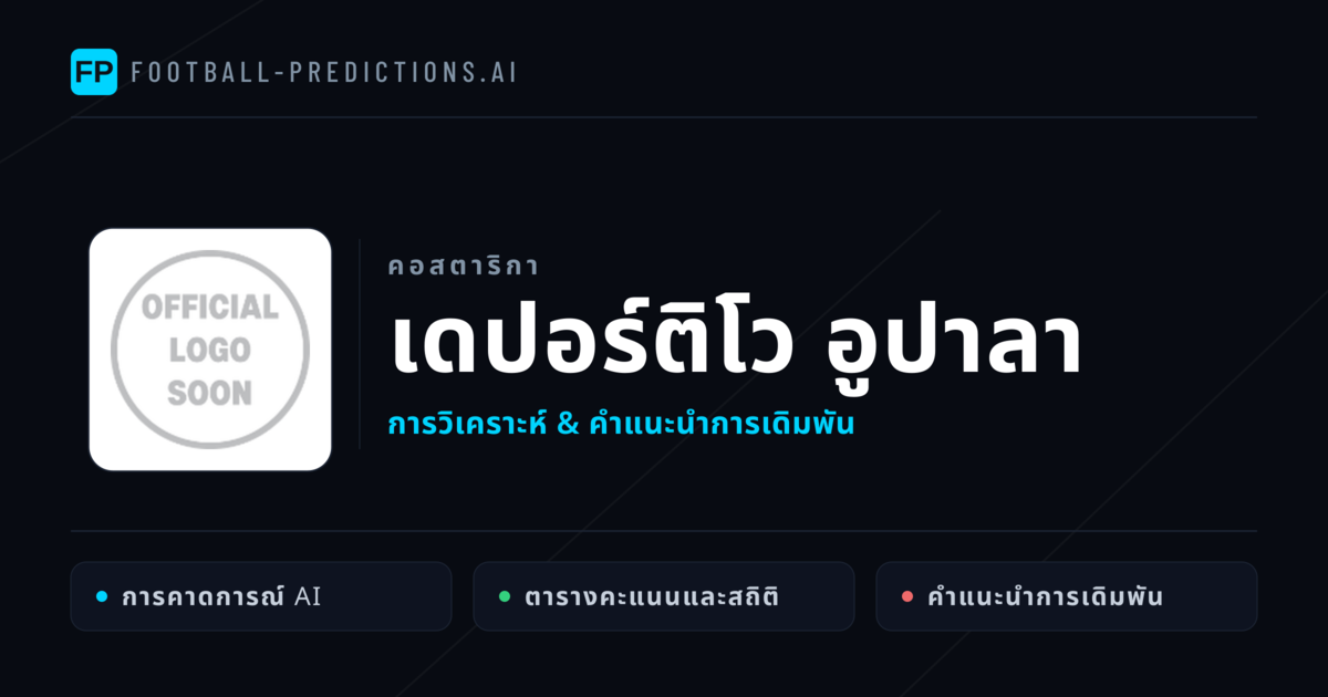 เดปอร์ติโว อูปาลา การวิเคราะห์และสถิติ