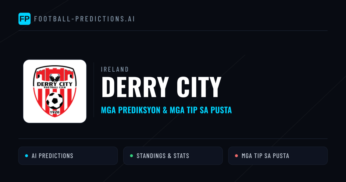Derry City Predictions & Stats