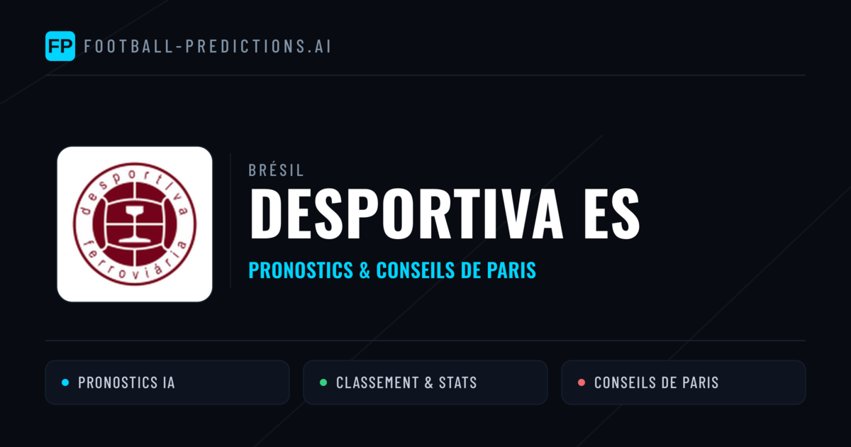 Desportiva ES Pronostics & Statistiques
