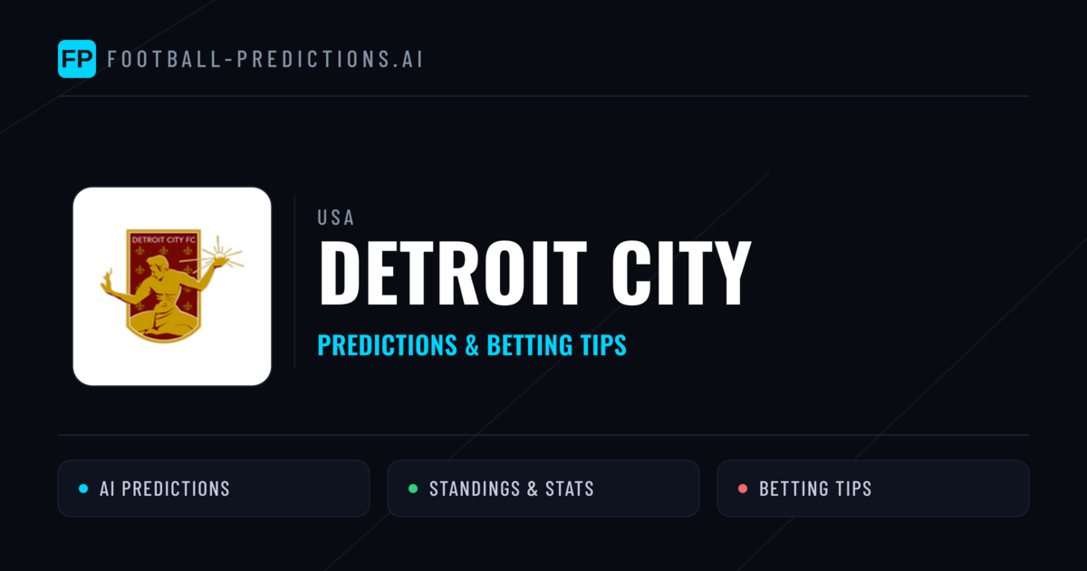 Detroit City Predictions & Stats