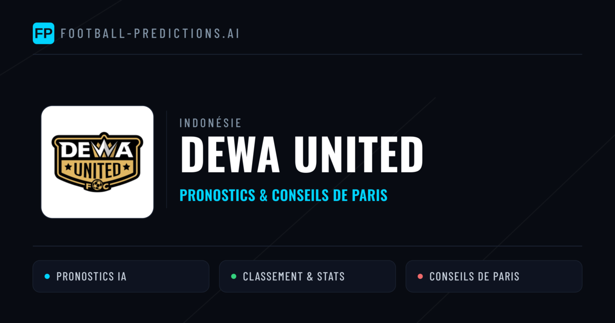 Dewa United Pronostics & Statistiques