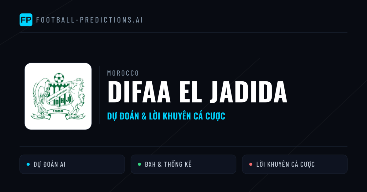 Difaa EL Jadida Dự đoán & Thống kê
