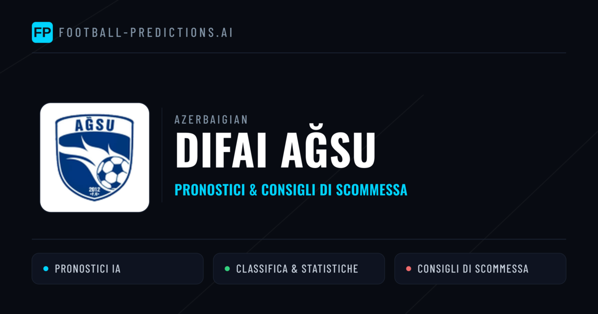 Pronostici e Statistiche Difai Ağsu