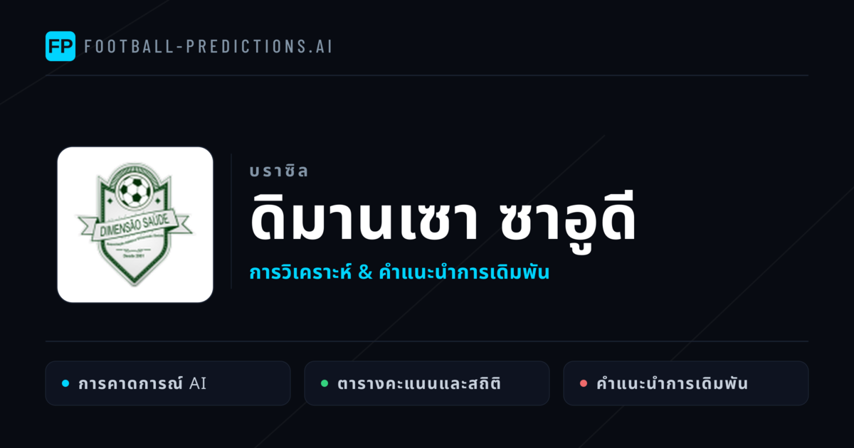 ดิมานเซา ซาอูดี การวิเคราะห์และสถิติ