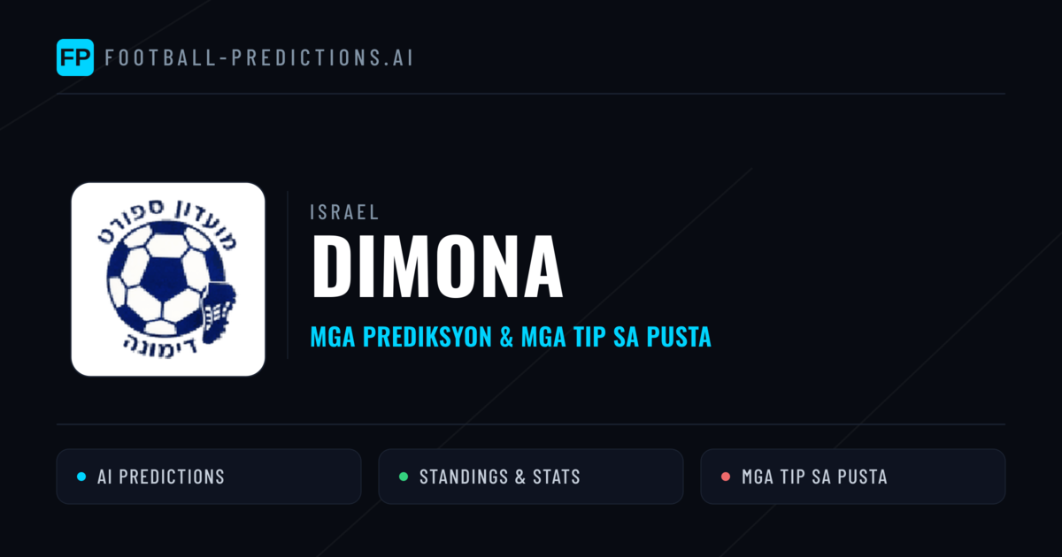 Dimona Predictions & Stats