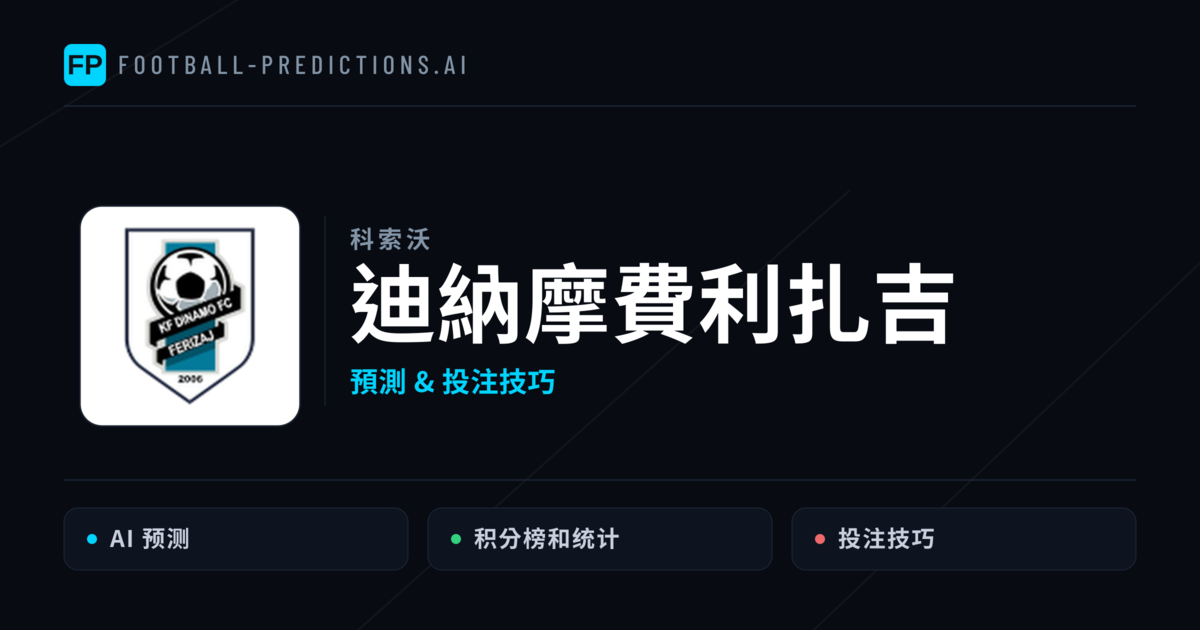 迪納摩費利扎吉 運彩分析|足球預測與數據