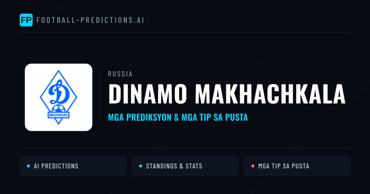Dinamo Makhachkala Predictions & Stats
