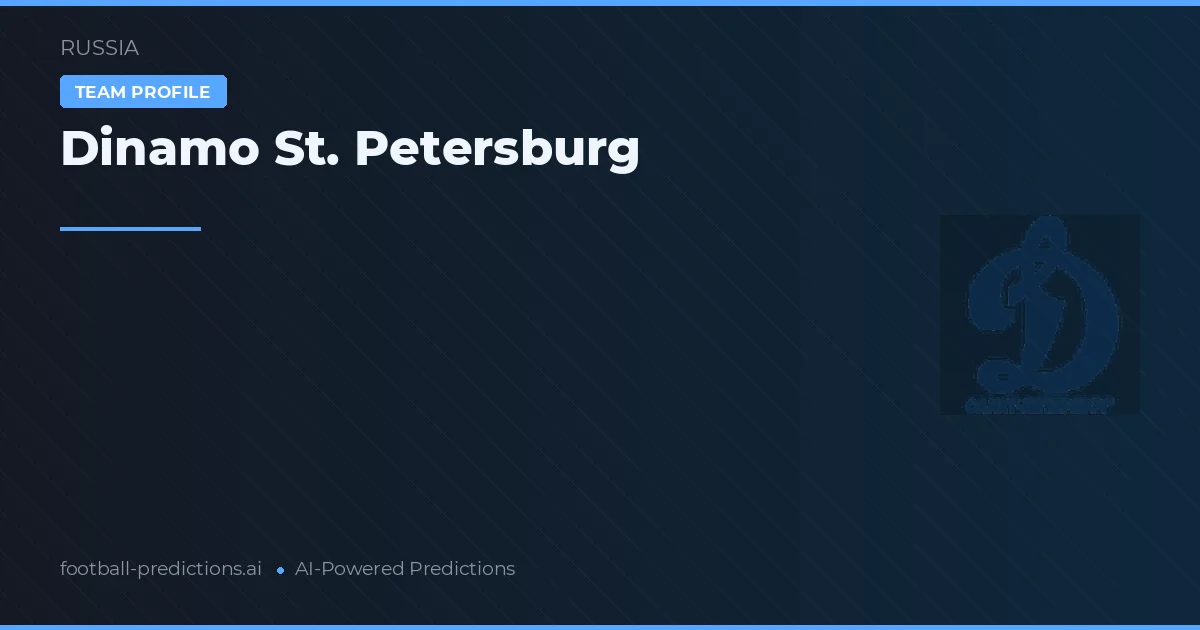 Pronostici e Statistiche Dinamo St. Petersburg