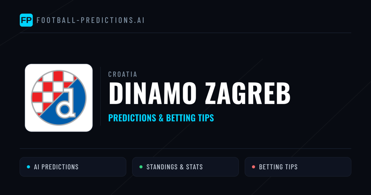 Dinamo Zagreb Predictions & Stats