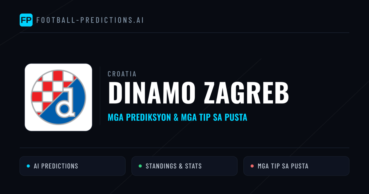 Dinamo Zagreb Predictions & Stats