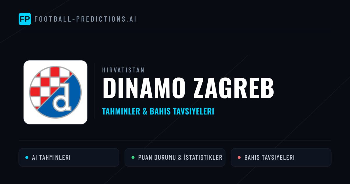 Dinamo Zagreb Tahminleri & İstatistikler