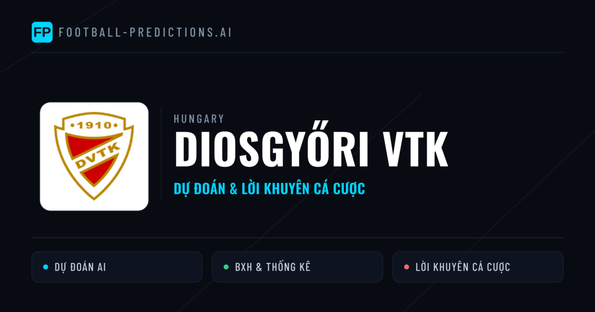 Diosgyőri VTK Dự đoán & Thống kê