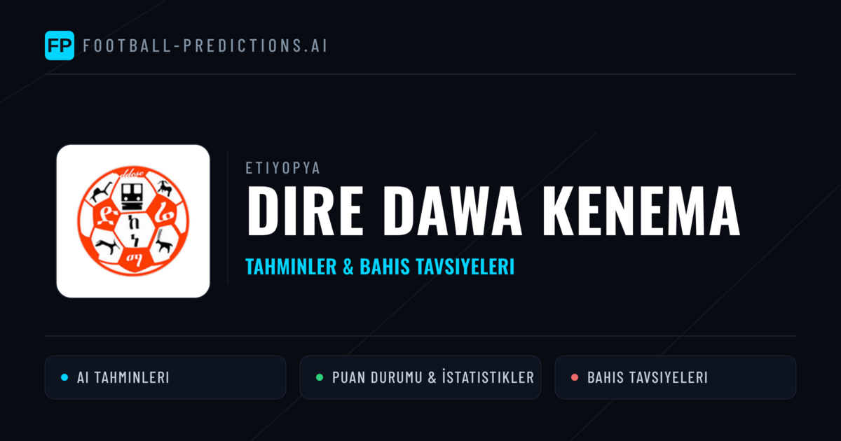 Dire Dawa Kenema Tahminleri & İstatistikler