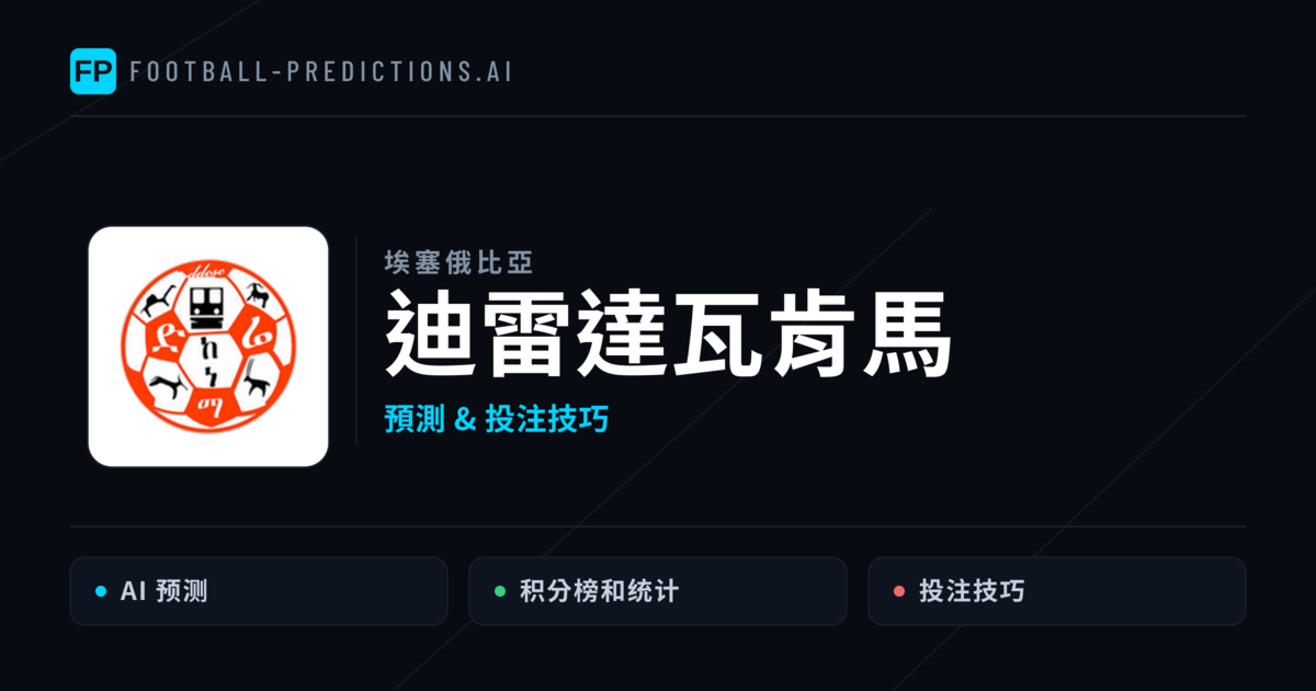 迪雷達瓦肯馬 運彩分析｜足球預測與數據