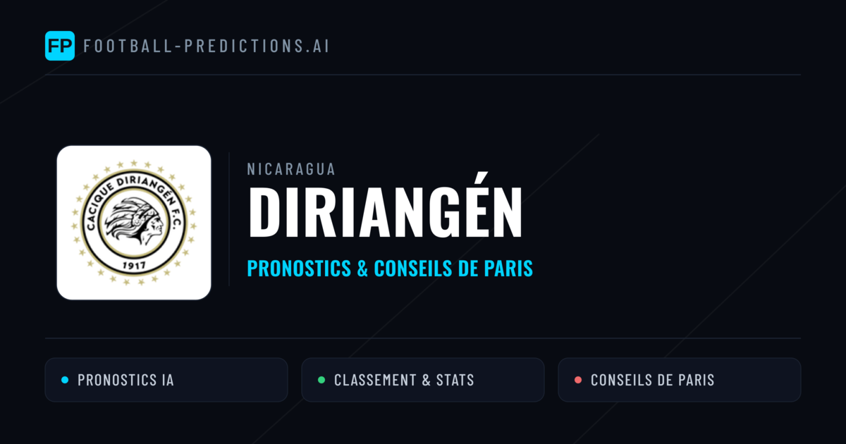 Diriangén Pronostics & Statistiques