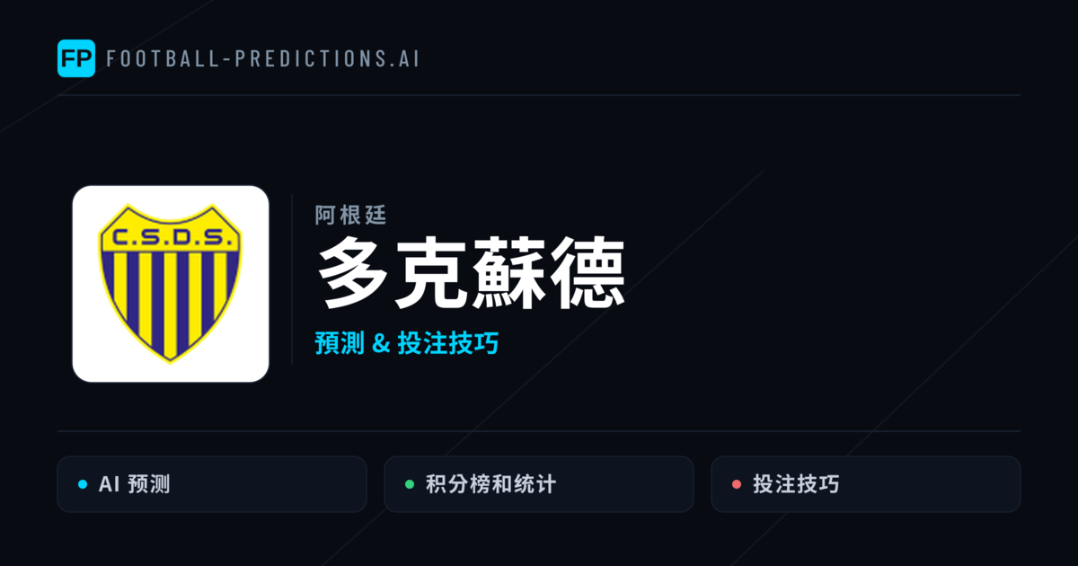 多克蘇德 運彩分析|足球預測與數據
