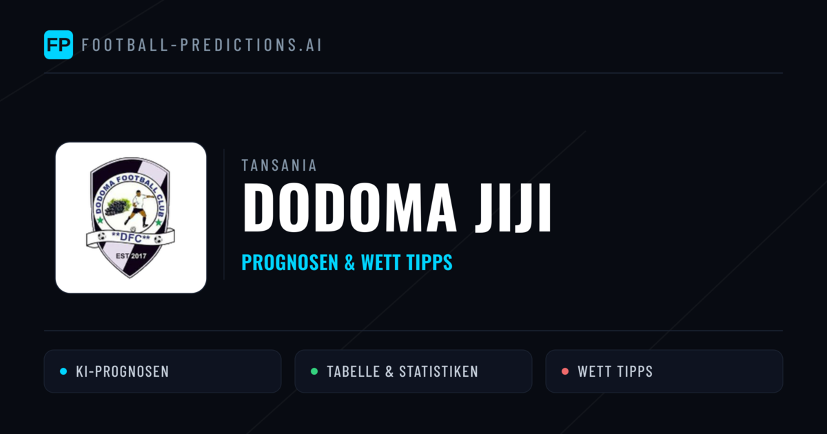 Dodoma Jiji Prognosen & Statistiken