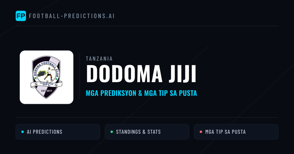 Dodoma Jiji Predictions & Stats