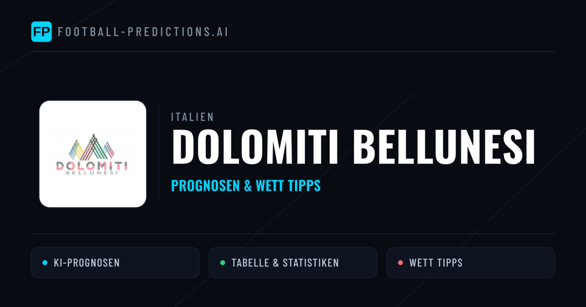 Dolomiti Bellunesi Prognosen & Statistiken