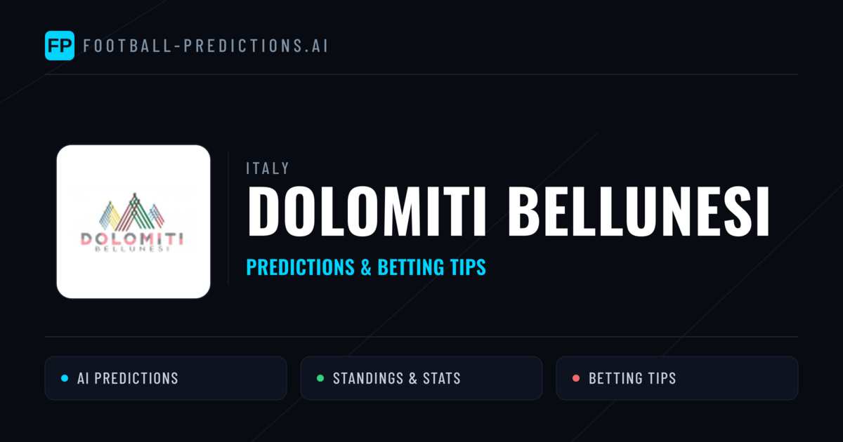 Dolomiti Bellunesi Predictions & Stats