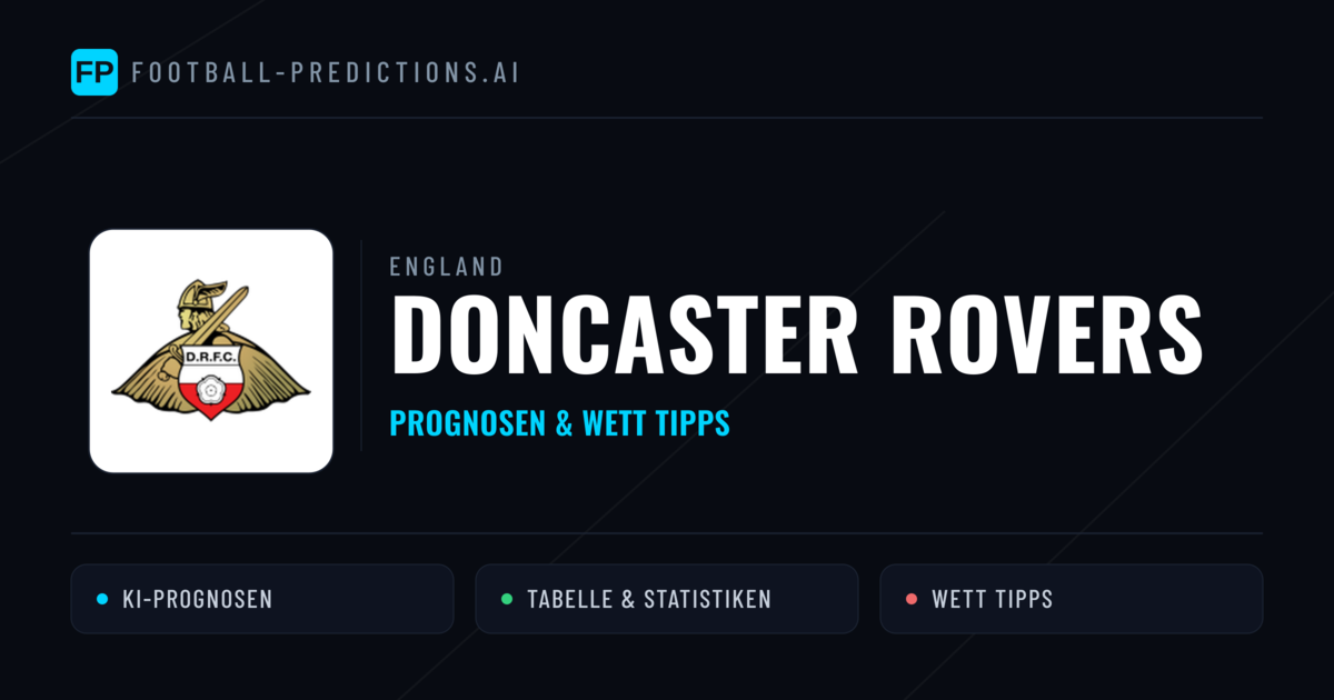 Doncaster Rovers Prognosen & Statistiken