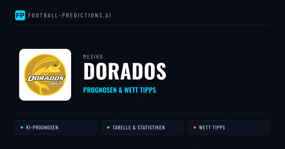 Dorados Prognosen & Statistiken