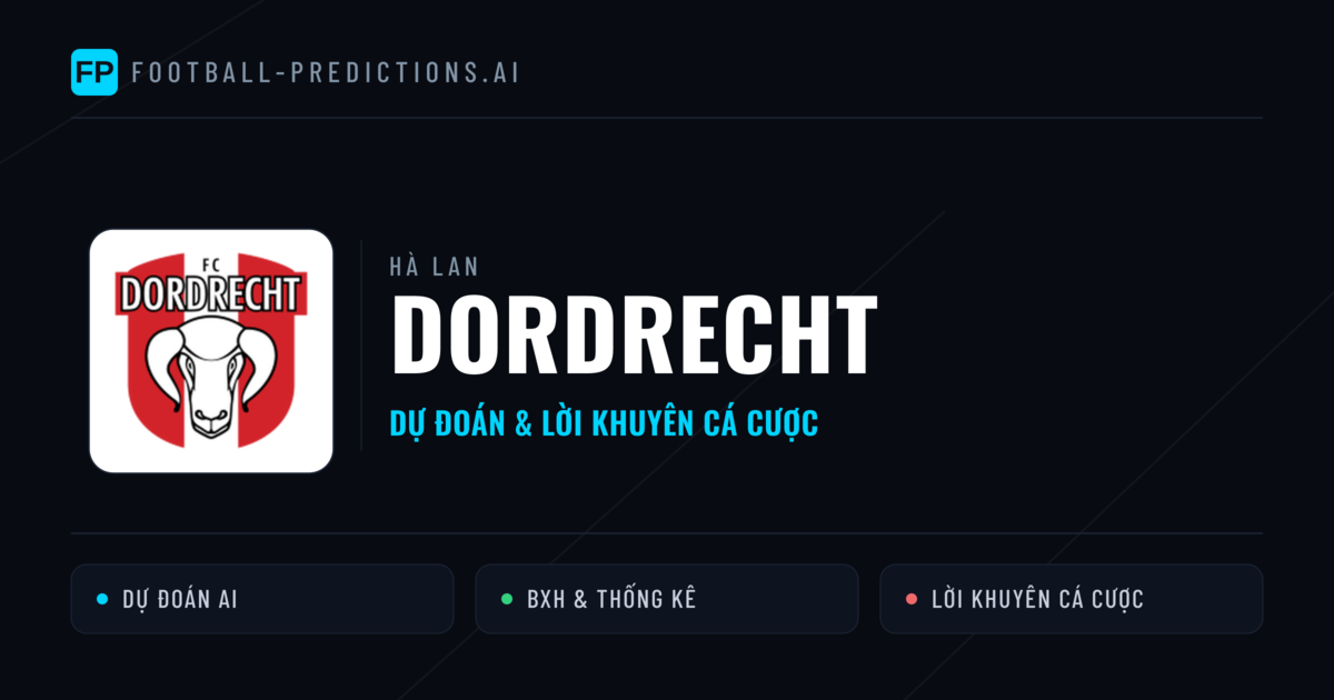 Dordrecht Dự đoán & Thống kê