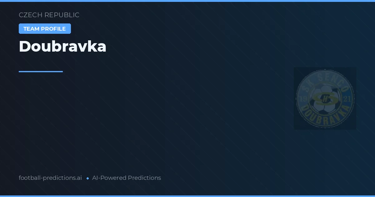 Doubravka Predictions & Stats