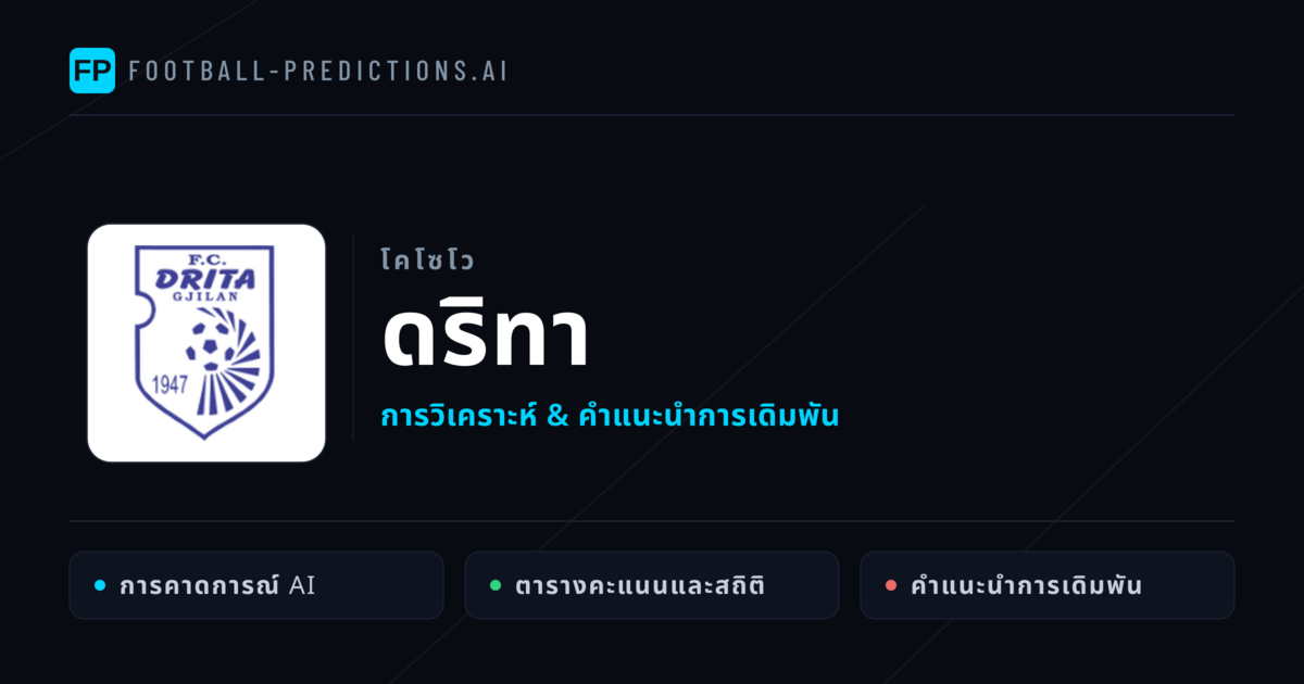 ดริทา การวิเคราะห์และสถิติ