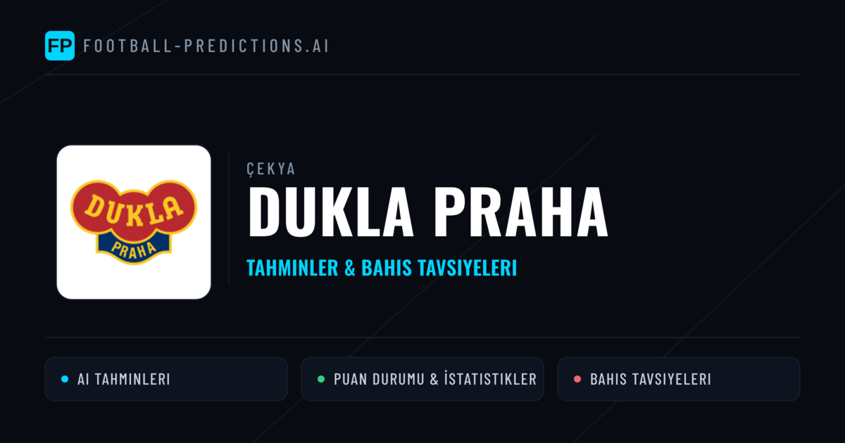 Dukla Praha Tahminleri & İstatistikler