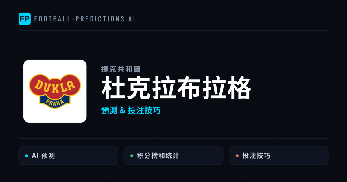 杜克拉布拉格 運彩分析|足球預測與數據