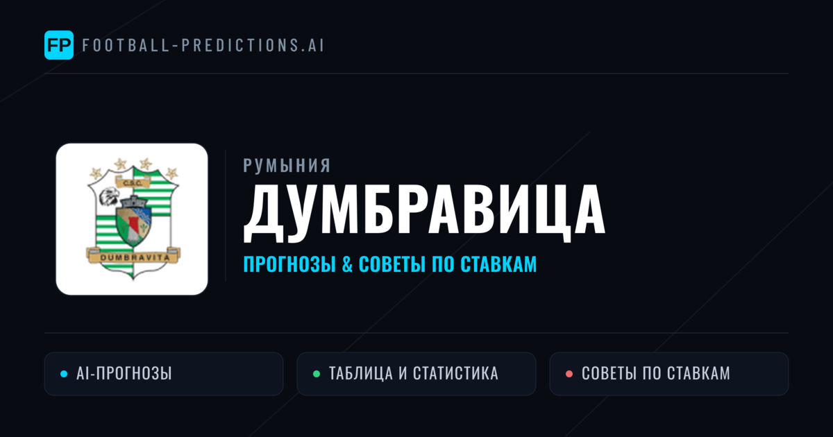 Думбравица прогнозы и статистика