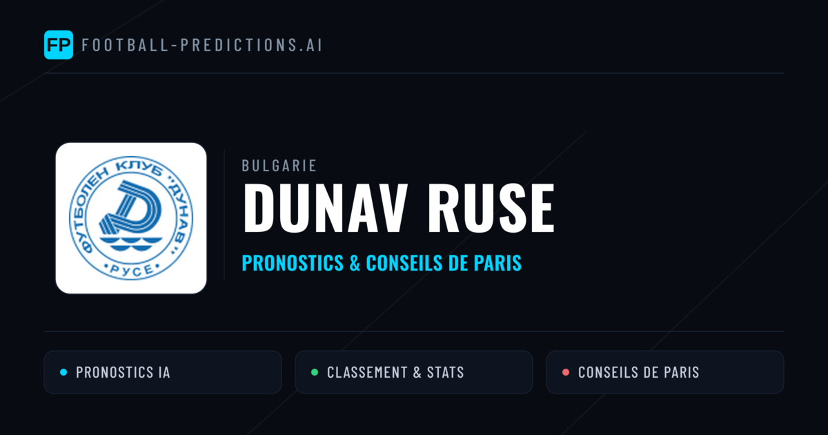 Dunav Ruse Pronostics & Statistiques