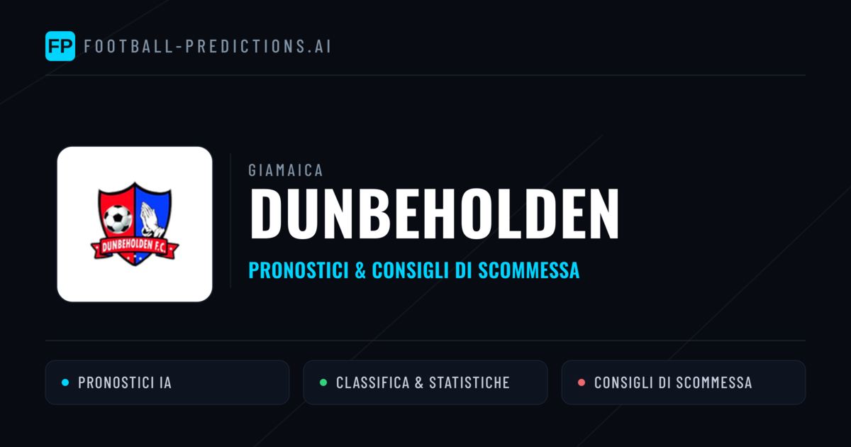 Pronostici e Statistiche Dunbeholden
