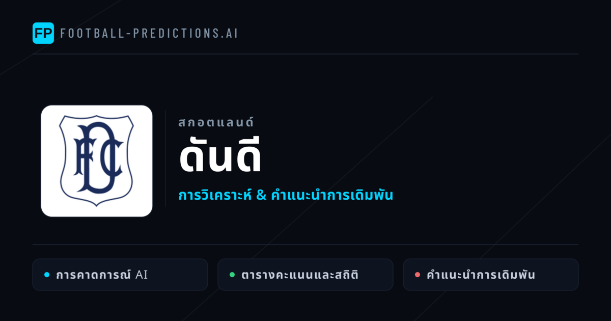ดันดี การวิเคราะห์และสถิติ