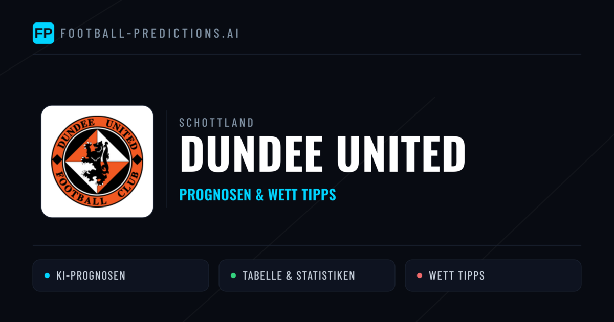 Dundee United Prognosen & Statistiken