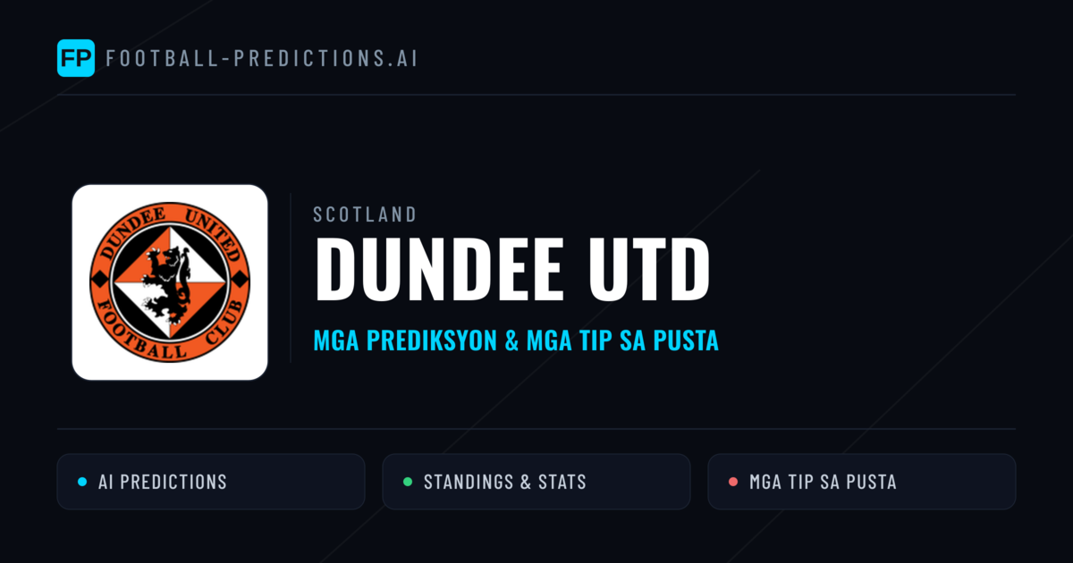 Dundee Utd Predictions & Stats