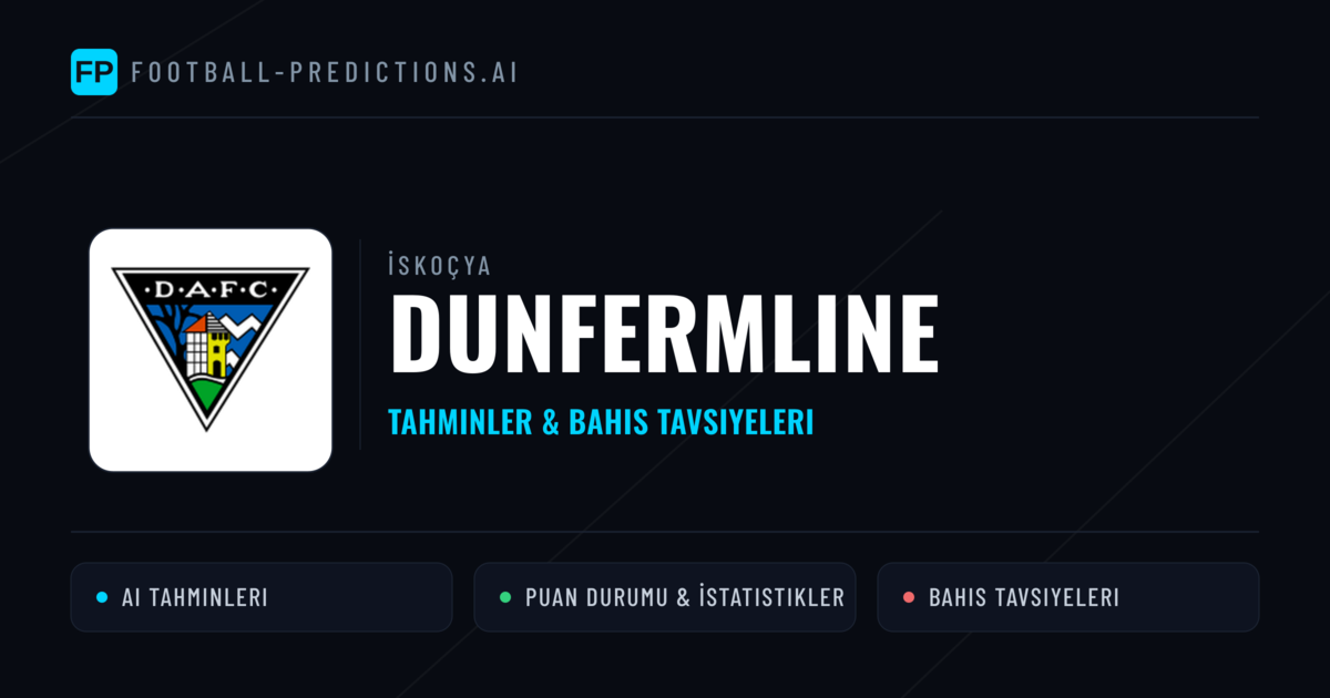Dunfermline Tahminleri & İstatistikler