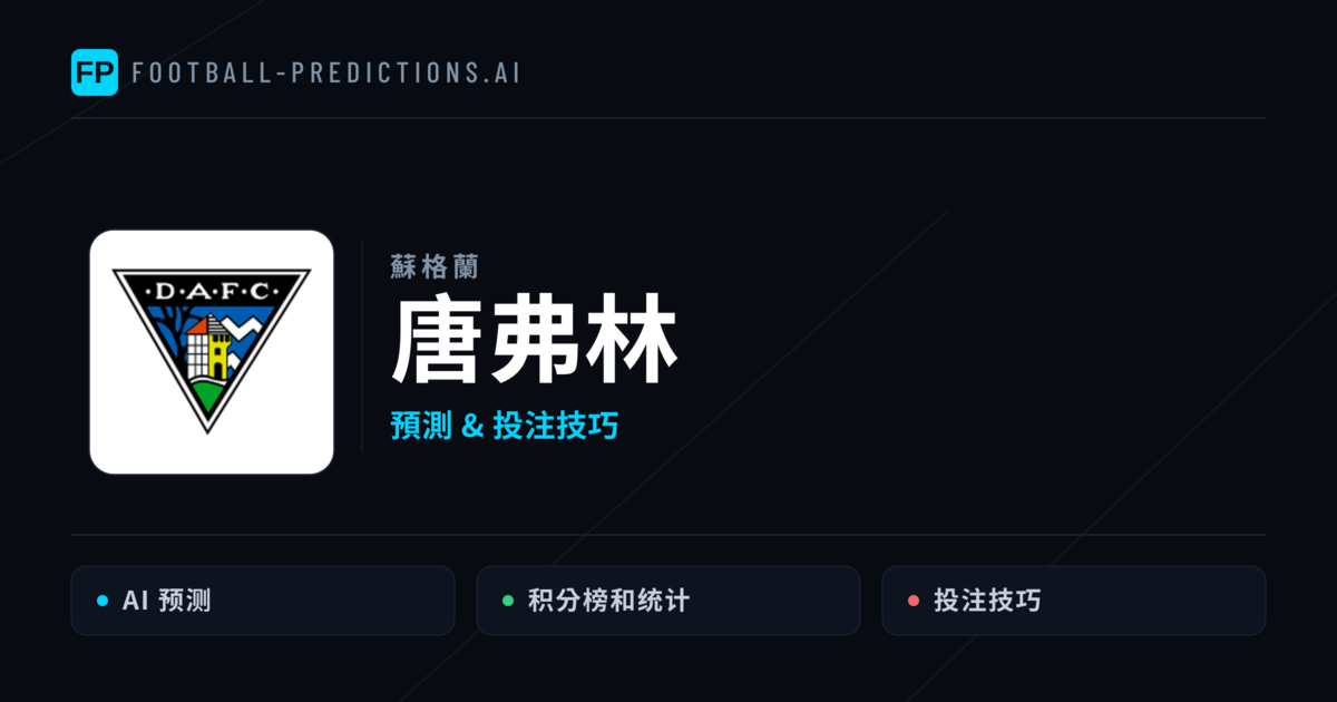 唐弗林 運彩分析|足球預測與數據