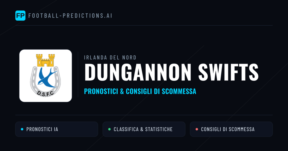 Pronostici e Statistiche Dungannon Swifts